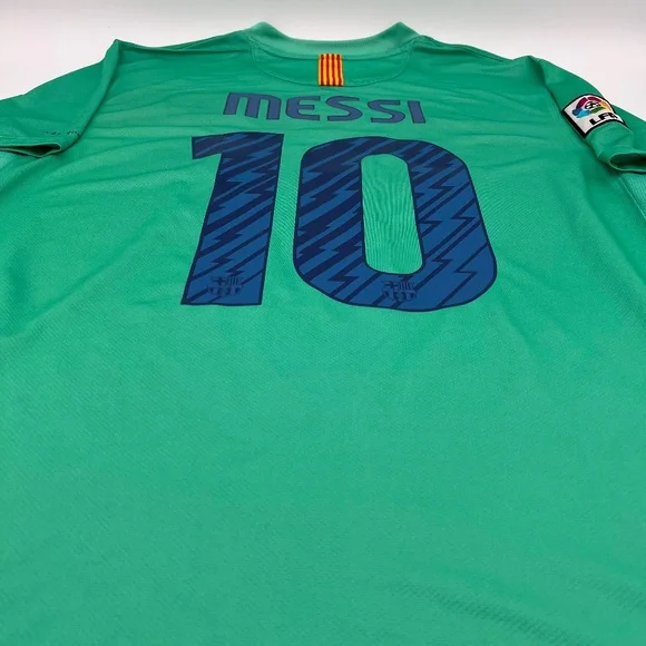 Messi #10 Barcelona 2010/2011 Away ORIGINAL Nike VTG Rare Soccer Jersey (L)